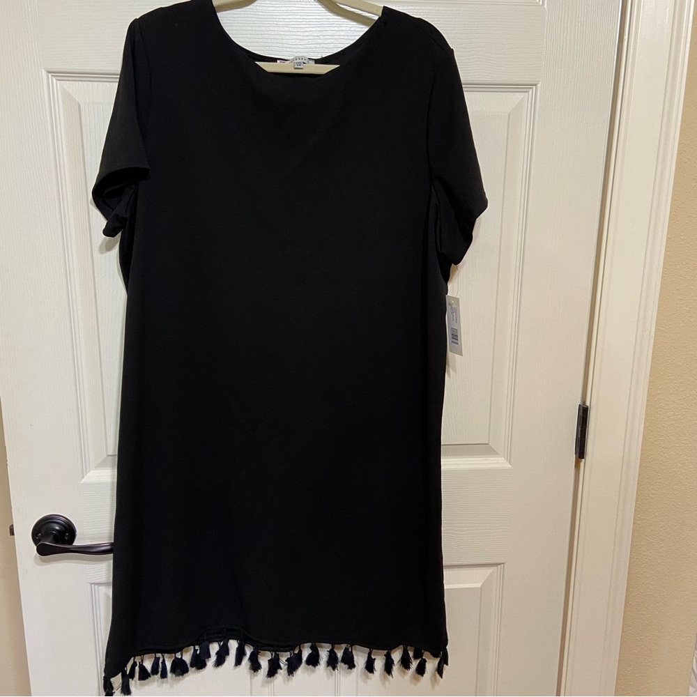 Tash+Sophie fringe trimmed dress NWT